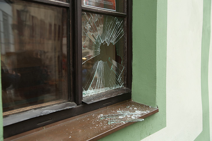 A2B Glass are able to board up broken windows while they are being repaired in Eastwood.